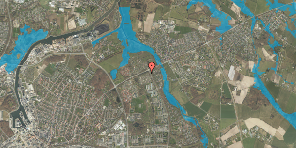 Oversvømmelsesrisiko fra vandløb på Hybenhaven 35, 5240 Odense NØ