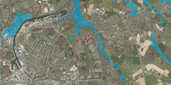 Oversvømmelsesrisiko fra vandløb på Hybenhaven 241, 5240 Odense NØ
