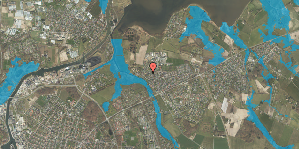 Oversvømmelsesrisiko fra vandløb på Hyldegårdsvej 27, 5240 Odense NØ