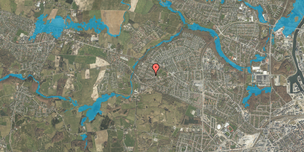 Oversvømmelsesrisiko fra vandløb på Junovænget 3, 5210 Odense NV