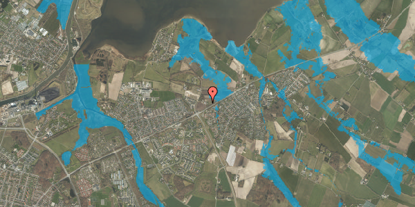 Oversvømmelsesrisiko fra vandløb på Kertemindevej 250, 5240 Odense NØ