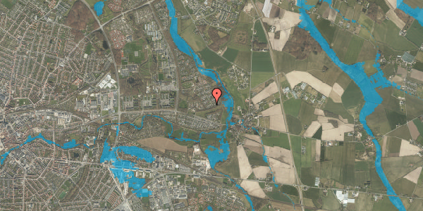 Oversvømmelsesrisiko fra vandløb på Kildegårdsvej 199, 5240 Odense NØ