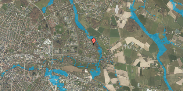 Oversvømmelsesrisiko fra vandløb på Kildegårdsvej 275, 5240 Odense NØ