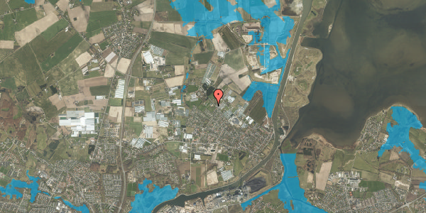 Oversvømmelsesrisiko fra vandløb på Kirkegyden 77, 5270 Odense N
