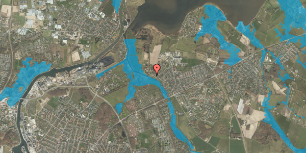 Oversvømmelsesrisiko fra vandløb på Krogen 10B, 5240 Odense NØ