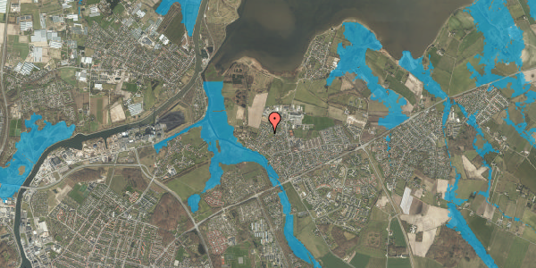 Oversvømmelsesrisiko fra vandløb på Krogsløkkeparken 23, 5240 Odense NØ