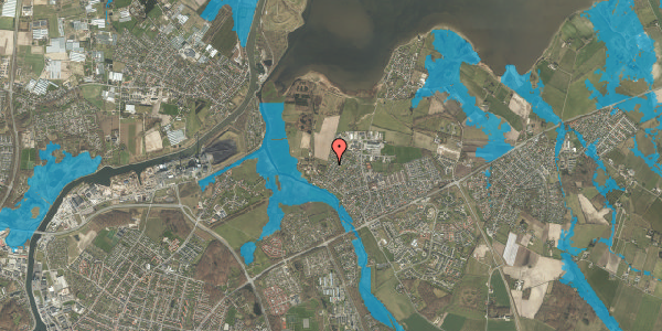 Oversvømmelsesrisiko fra vandløb på Krogsløkkeparken 24, 5240 Odense NØ