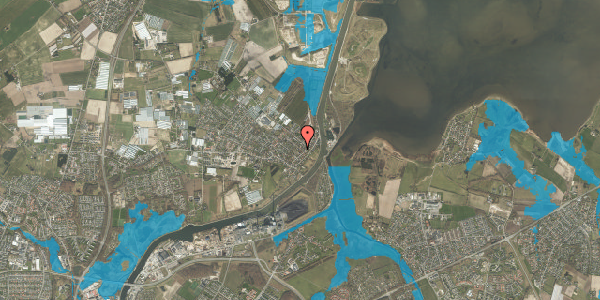Oversvømmelsesrisiko fra vandløb på Lindehaven 1, 5270 Odense N