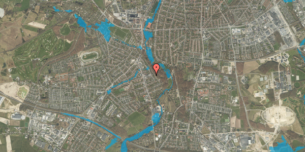 Oversvømmelsesrisiko fra vandløb på Lindevej 72, 5250 Odense SV