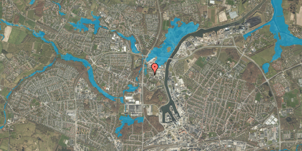 Oversvømmelsesrisiko fra vandløb på Lumbyvej 45, 5000 Odense C
