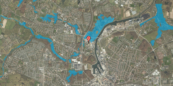 Oversvømmelsesrisiko fra vandløb på Lumbyvej 65, 5000 Odense C