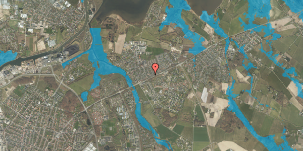 Oversvømmelsesrisiko fra vandløb på Lundemosevej 43, 5240 Odense NØ