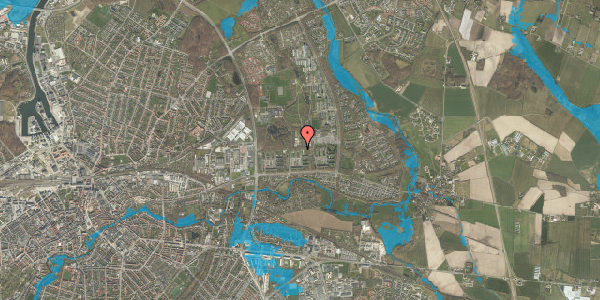 Oversvømmelsesrisiko fra vandløb på Lærkeparken 108, 2. tv, 5240 Odense NØ