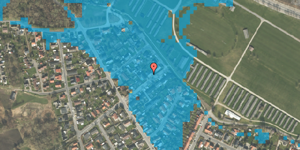 Oversvømmelsesrisiko fra vandløb på Løkkevej 5A, 5250 Odense SV