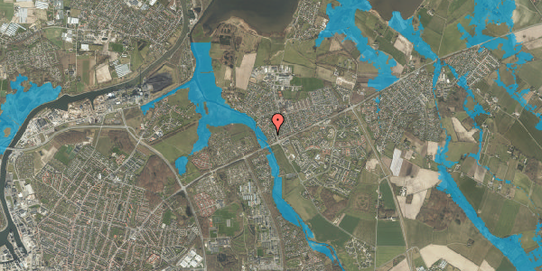 Oversvømmelsesrisiko fra vandløb på Mindelundsvej 18, 5240 Odense NØ