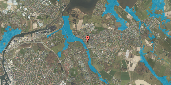 Oversvømmelsesrisiko fra vandløb på Mindelundsvej 64, 5240 Odense NØ