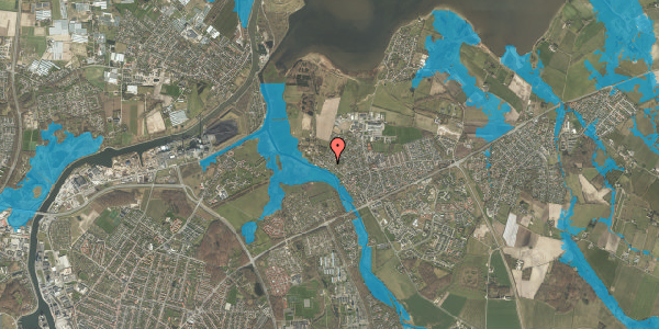 Oversvømmelsesrisiko fra vandløb på Mindelundsvej 98, 5240 Odense NØ