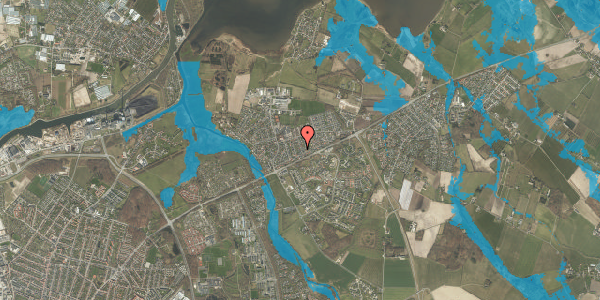 Oversvømmelsesrisiko fra vandløb på Miskesvej 4, 5240 Odense NØ