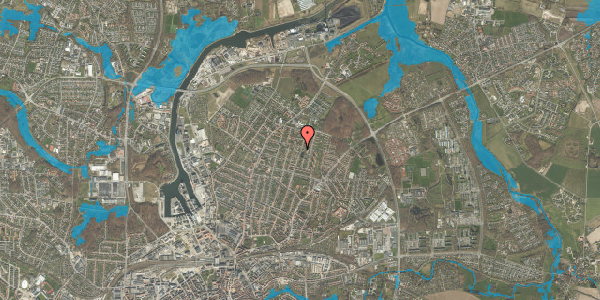 Oversvømmelsesrisiko fra vandløb på Mosegårdsvej 174, 5000 Odense C
