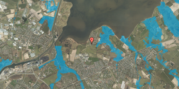 Oversvømmelsesrisiko fra vandløb på Muslingevej 1, 5240 Odense NØ