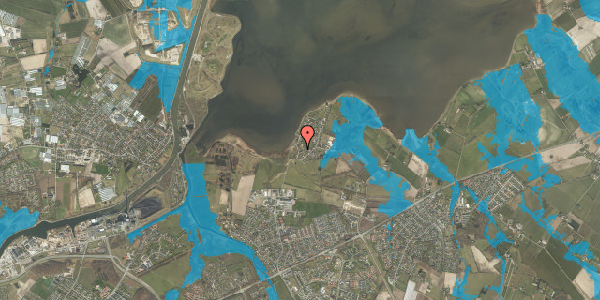 Oversvømmelsesrisiko fra vandløb på Muslingevej 9, 5240 Odense NØ