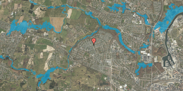 Oversvømmelsesrisiko fra vandløb på Musvågevej 52, 5210 Odense NV