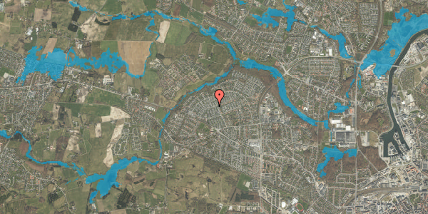 Oversvømmelsesrisiko fra vandløb på Musvågevej 54, 5210 Odense NV