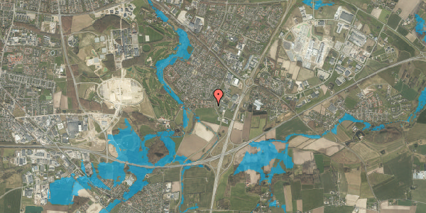 Oversvømmelsesrisiko fra vandløb på Neder-Holluf-Vej 85, 5220 Odense SØ