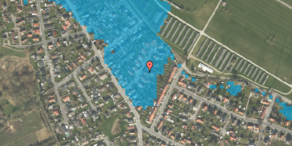 Oversvømmelsesrisiko fra vandløb på Niels Juels Allé 41, 5250 Odense SV