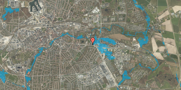 Oversvømmelsesrisiko fra vandløb på Nyborgvej 178, 5220 Odense SØ