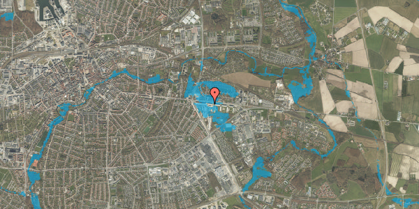 Oversvømmelsesrisiko fra vandløb på Nyborgvej 221, 2. th, 5220 Odense SØ