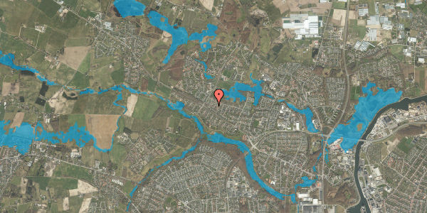 Oversvømmelsesrisiko fra vandløb på Næsbygårdsvej 64, 5270 Odense N