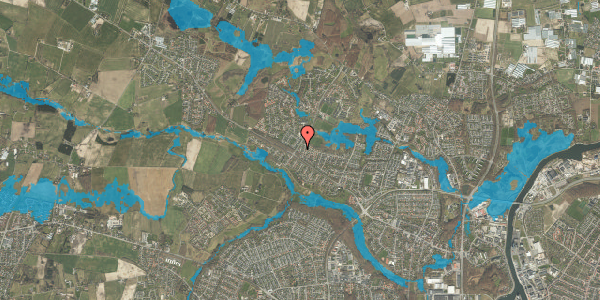 Oversvømmelsesrisiko fra vandløb på Næsbygårdsvej 118, 5270 Odense N