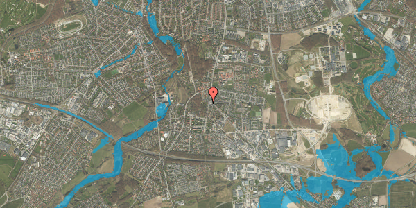 Oversvømmelsesrisiko fra vandløb på Odensevej 44, 5260 Odense S