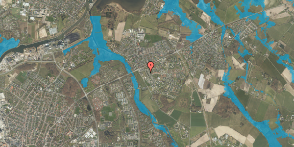 Oversvømmelsesrisiko fra vandløb på Poppelhaven 116, 5240 Odense NØ