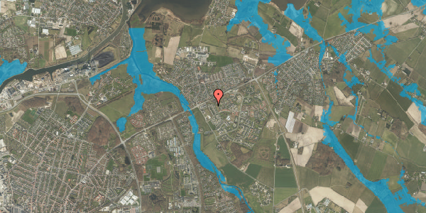 Oversvømmelsesrisiko fra vandløb på Poppelhaven 209, 5240 Odense NØ