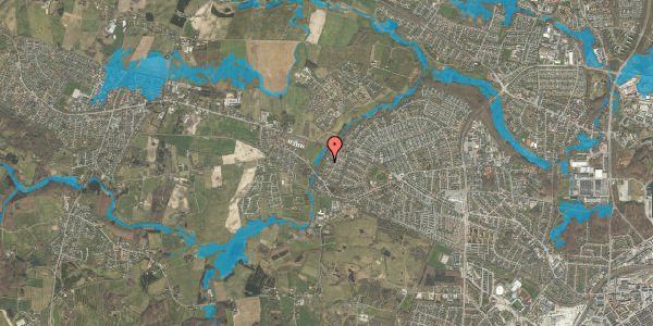 Oversvømmelsesrisiko fra vandløb på Rydsåvej 48, 5210 Odense NV