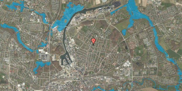 Oversvømmelsesrisiko fra vandløb på Skibhusvej 193, 5000 Odense C