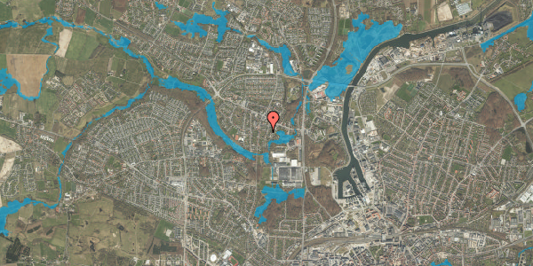 Oversvømmelsesrisiko fra vandløb på Skjoldborgsvej 19, 5270 Odense N