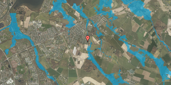 Oversvømmelsesrisiko fra vandløb på Skovhaven 184, 5320 Agedrup