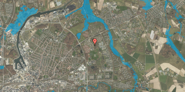 Oversvømmelsesrisiko fra vandløb på Slåenhaven 116, 5240 Odense NØ