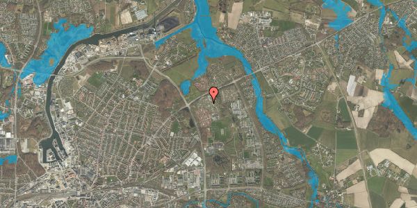 Oversvømmelsesrisiko fra vandløb på Slåenhaven 197, 5240 Odense NØ