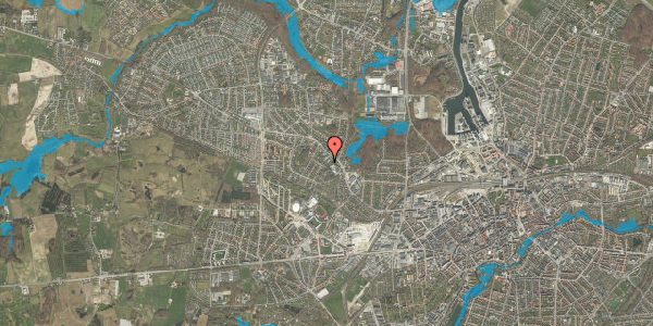 Oversvømmelsesrisiko fra vandløb på Solhaven 5, 5210 Odense NV