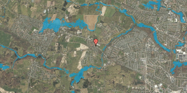 Oversvømmelsesrisiko fra vandløb på Spangsvej 126A, 5210 Odense NV