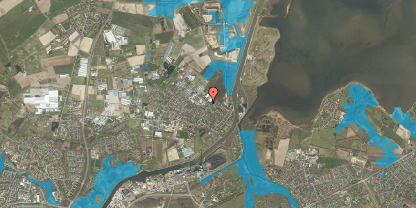 Oversvømmelsesrisiko fra vandløb på Strandholtvej 43, 5270 Odense N