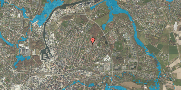 Oversvømmelsesrisiko fra vandløb på Syrenvænget 19, 5000 Odense C