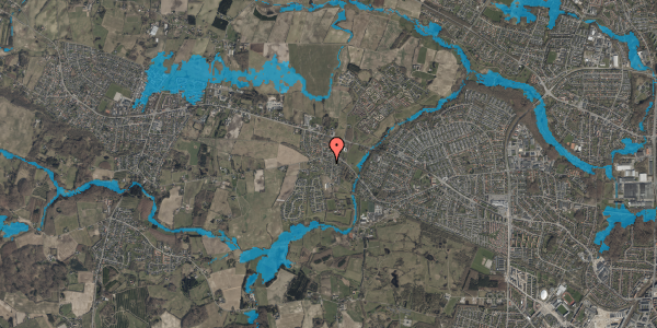 Oversvømmelsesrisiko fra vandløb på Søndermarken 9, 5210 Odense NV