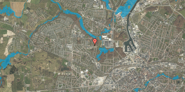 Oversvømmelsesrisiko fra vandløb på Tarupgårdsvej 26, 5210 Odense NV