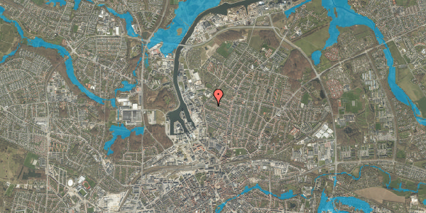 Oversvømmelsesrisiko fra vandløb på Thorkildsgade 44, 5000 Odense C