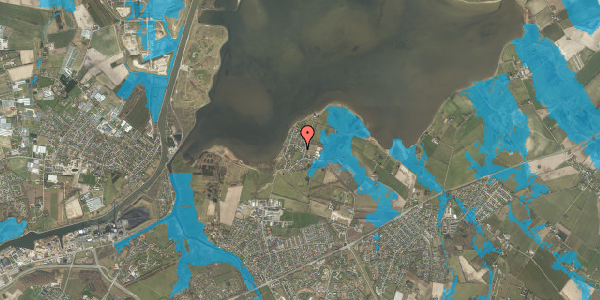 Oversvømmelsesrisiko fra vandløb på Tværvej 6, 5240 Odense NØ